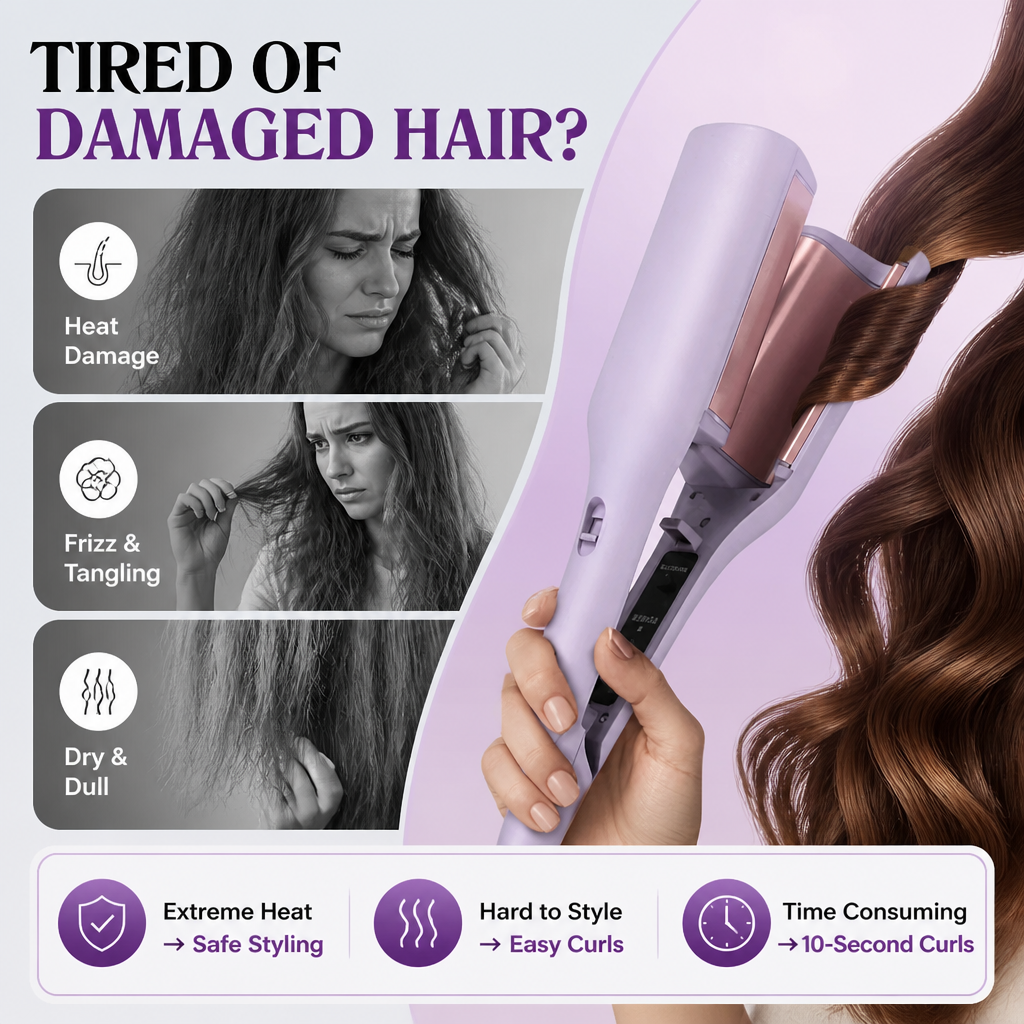 VivaCurl™ — Unlock Stunning, Safe Curls in Just 10 Seconds