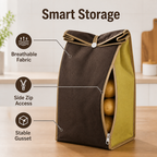 TaterTidy™ — Clear the counter and grab potatoes without the rummaging