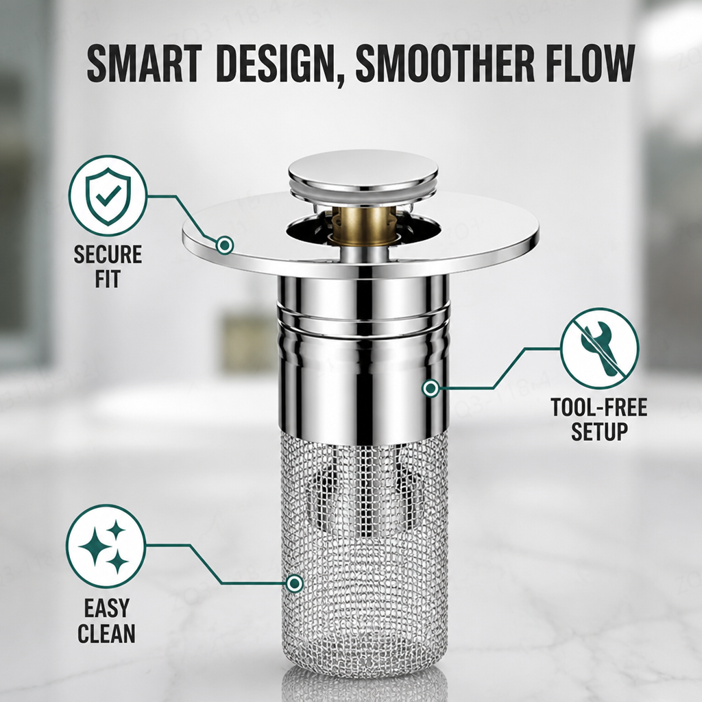 ViraGuard™ Drain Defender — End Drain Nightmares and Enjoy Fresh, Free-Flowing Water Every Day
