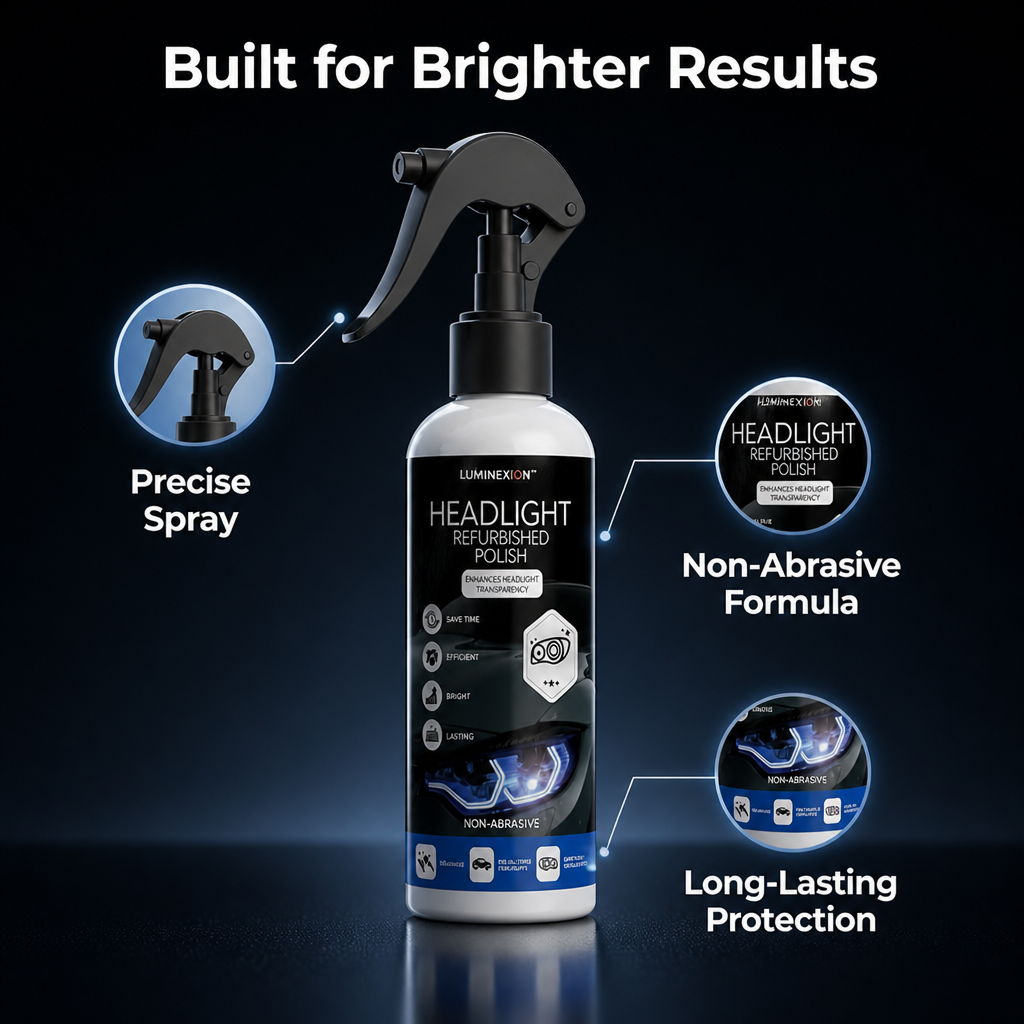 Luminexion™ — Instantly Restore Headlights to Brilliant, Showroom Shine