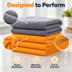 PureMist™ Shammy — Wipe Away Messes Instantly for Spotless, Shine-Ready Surfaces
