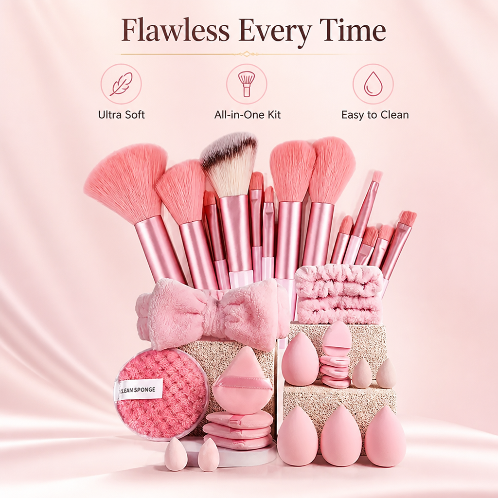 VelouraMuse™ Pro Brush Collection — Unlock Silky, Head-Turning Flawlessness Every Time