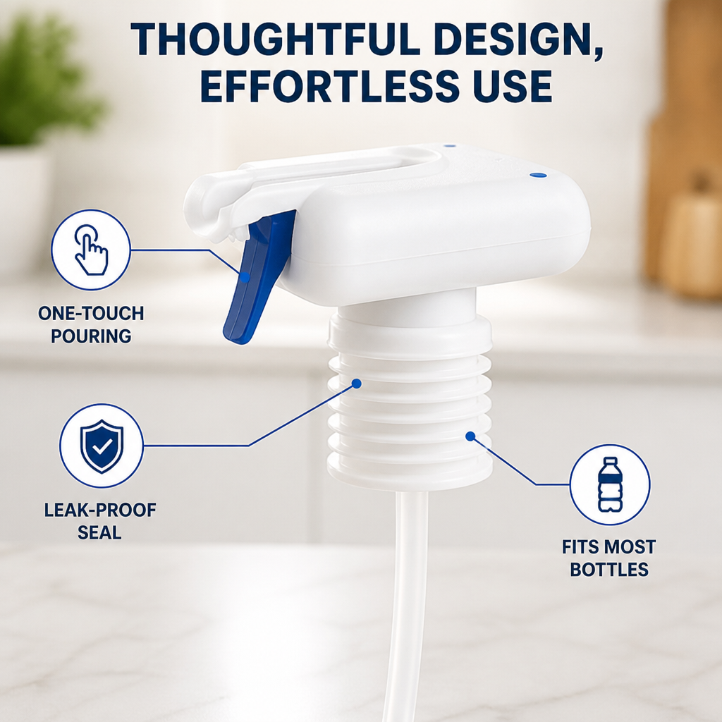 Pourvella™ — Effortless, Spill-Free Pouring That Empowers Every Hand