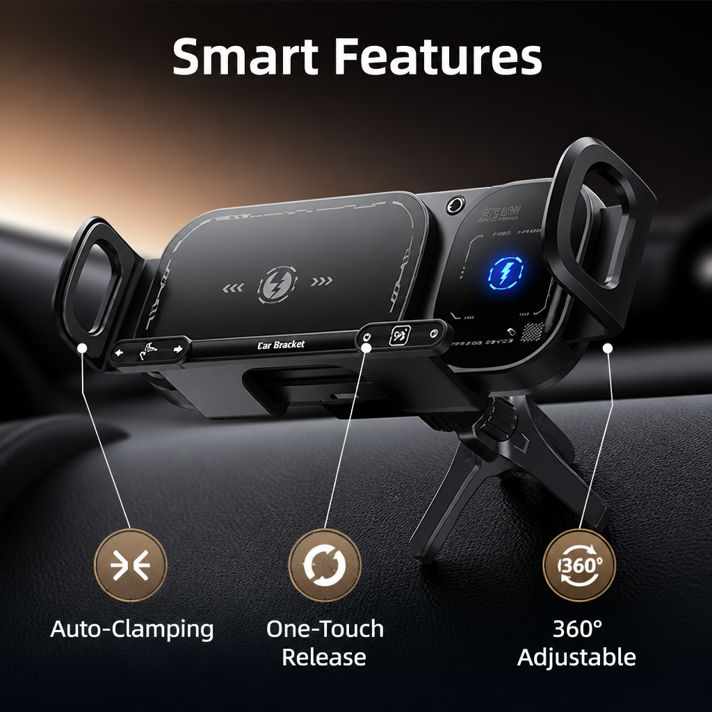 GlideCharge™ — Power Your Drive with Effortless, Hands-Free Charging