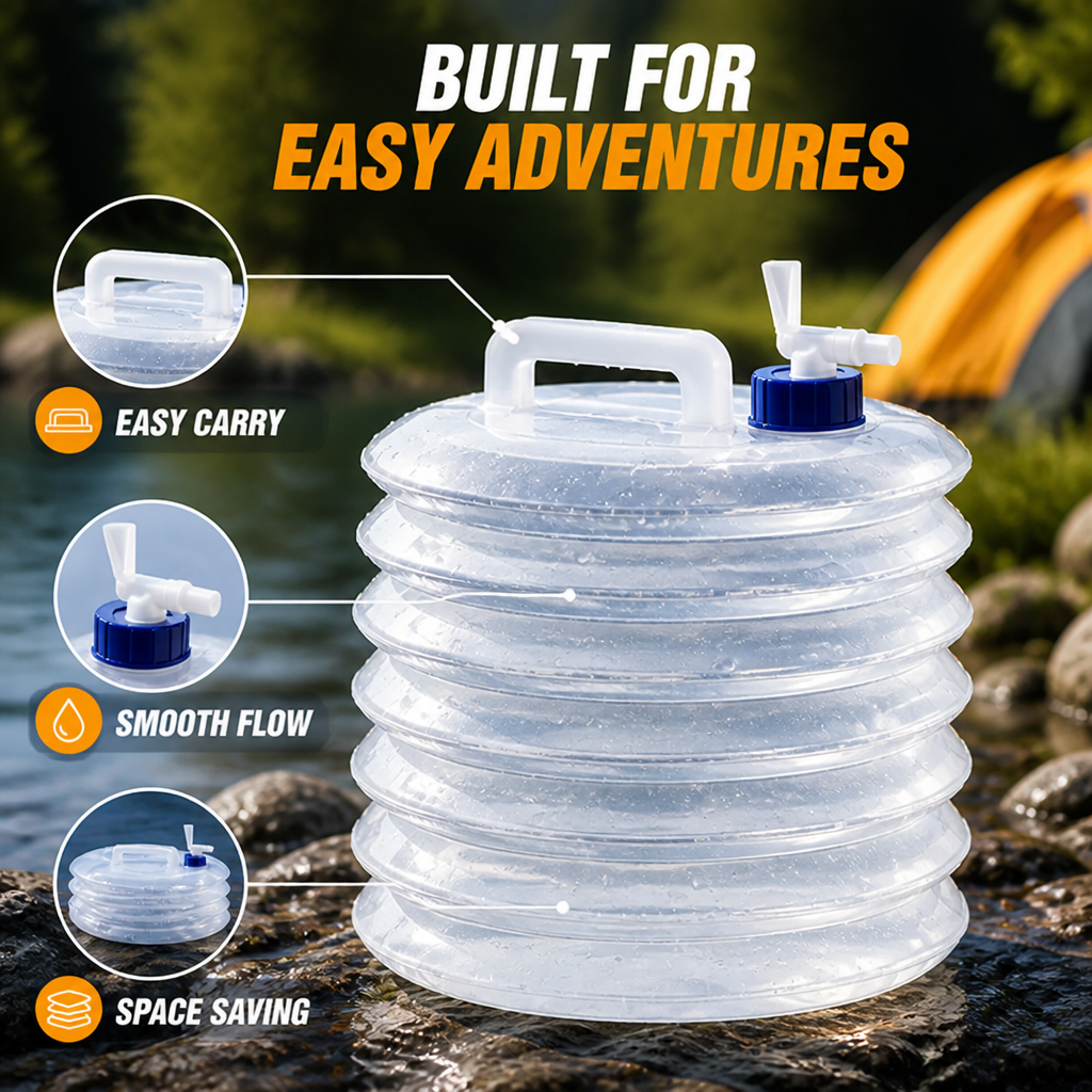 HydraNest™ — Your Anytime, Anywhere Hydration Hero That Fits in a Backpack