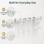 HookVanta™ No-Drill Track Hooks — Finally Clear Your Counters and Crush Clutter with Zero Effort