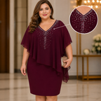 AeroLuxe™ Cape Dress — Command Every Room with Radiant Confidence and Effortless Grace