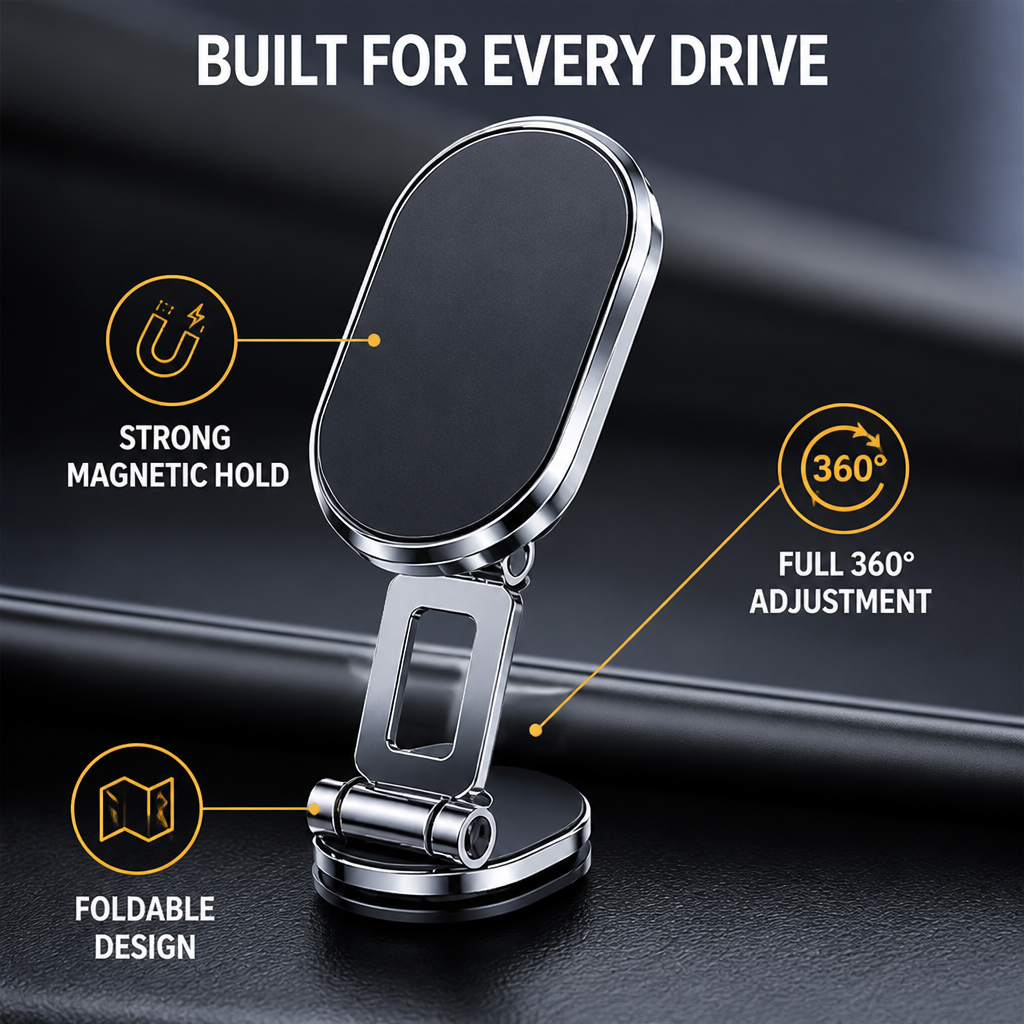 MagnaGrip Pro™ — Drive Confidently with a Grip That Never Lets Go