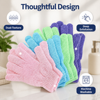 Exfolivelle™ Exfoliating Gloves — Unleash Radiant, Silky Skin Every Shower