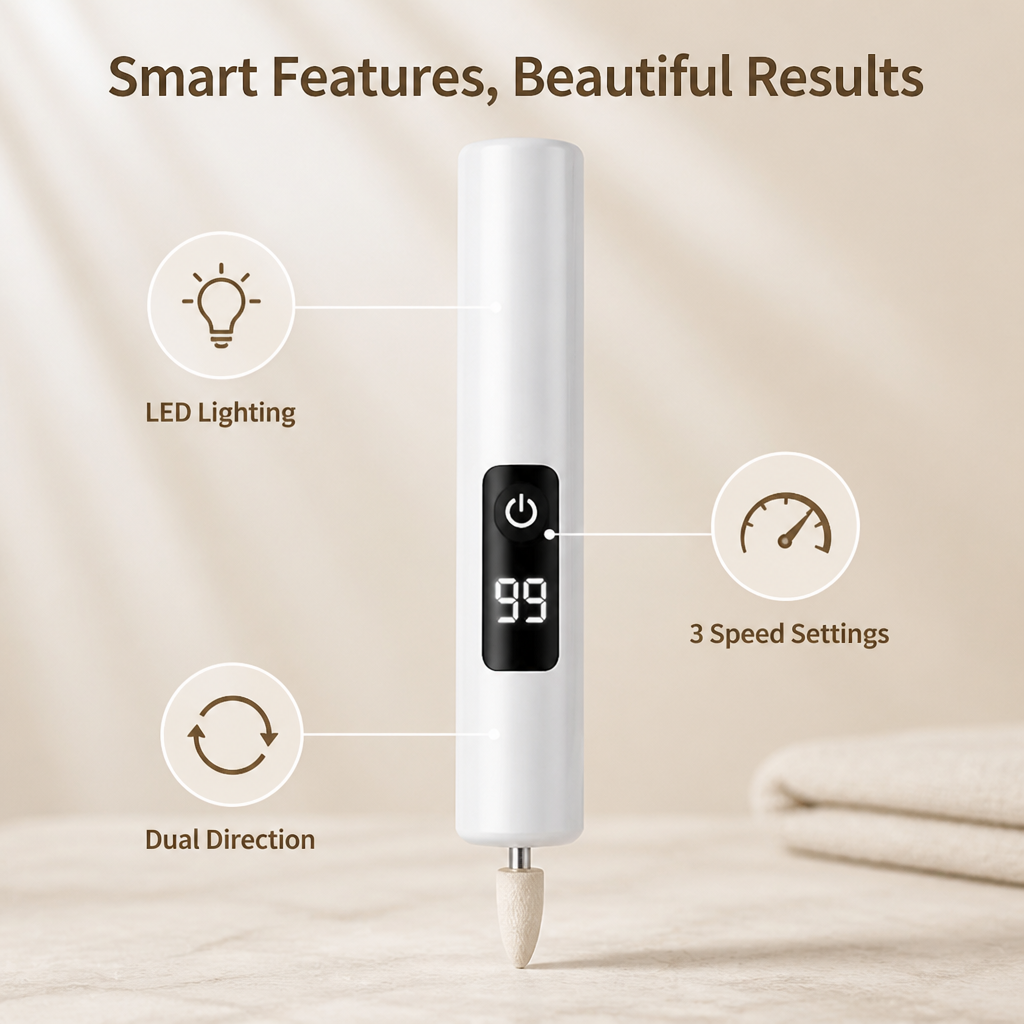 ViviNail™ Electric Grinder — Master Your Nails with Salon-Perfect Precision and Effortless Grace