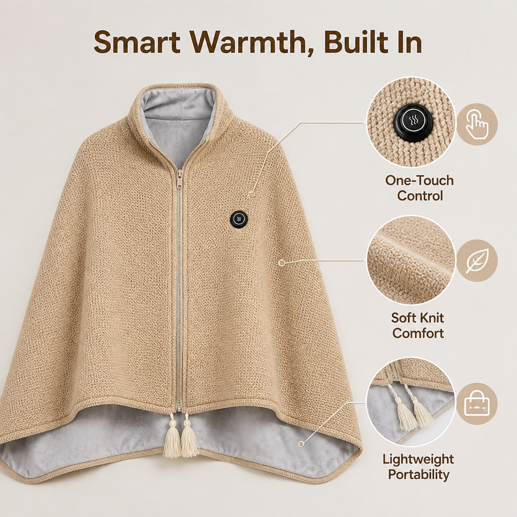 LumiFleece™ — Your On-the-Go Wrap of Instant, Blissful Warmth