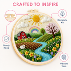 VistaThread™ Punch Needle Kit — Create Stunning Art That Warms Your Heart and Sparks Joy Instantly