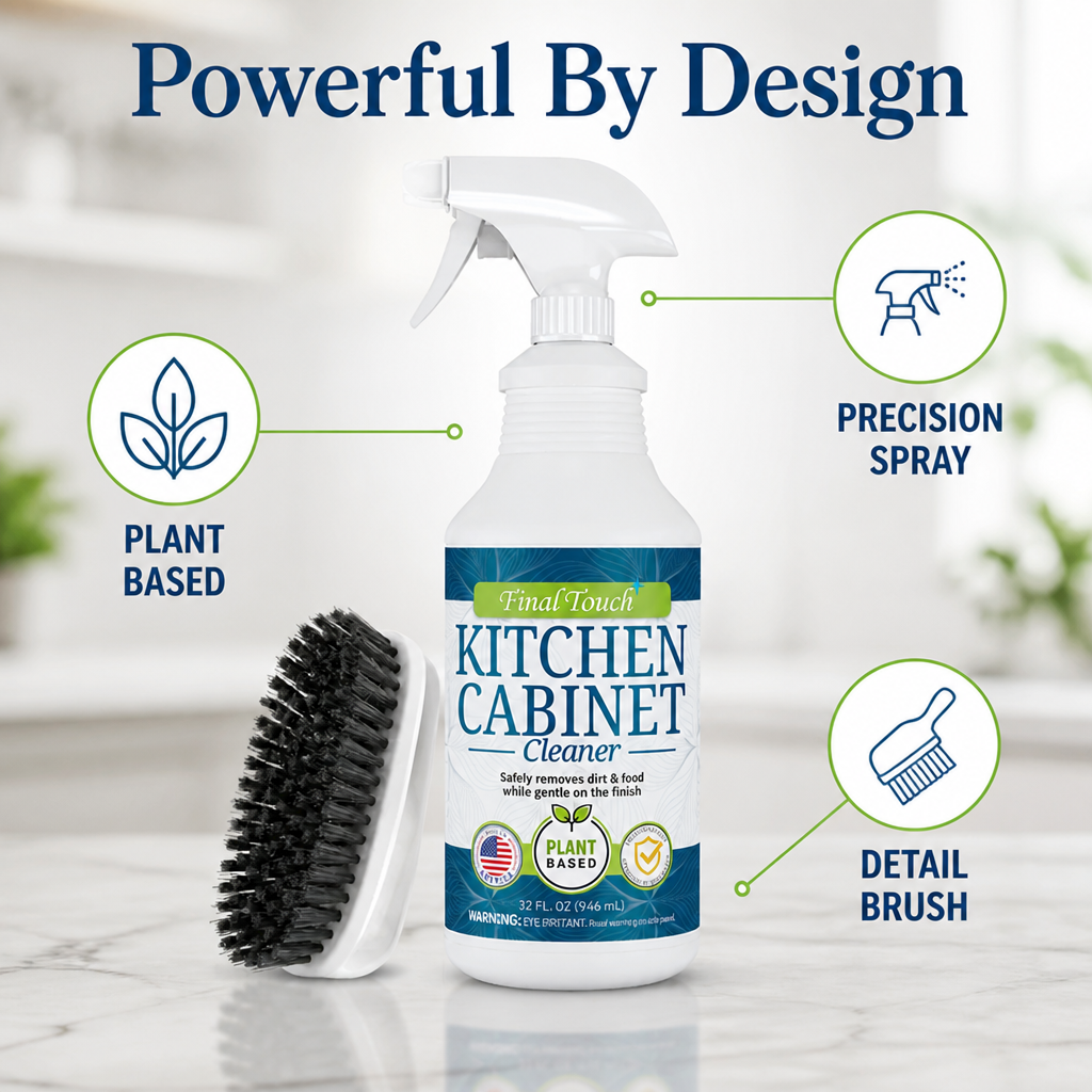 LuminaPure™ — Restore Your Cabinets’ Natural Glow Without Harsh Chemicals or Streaks