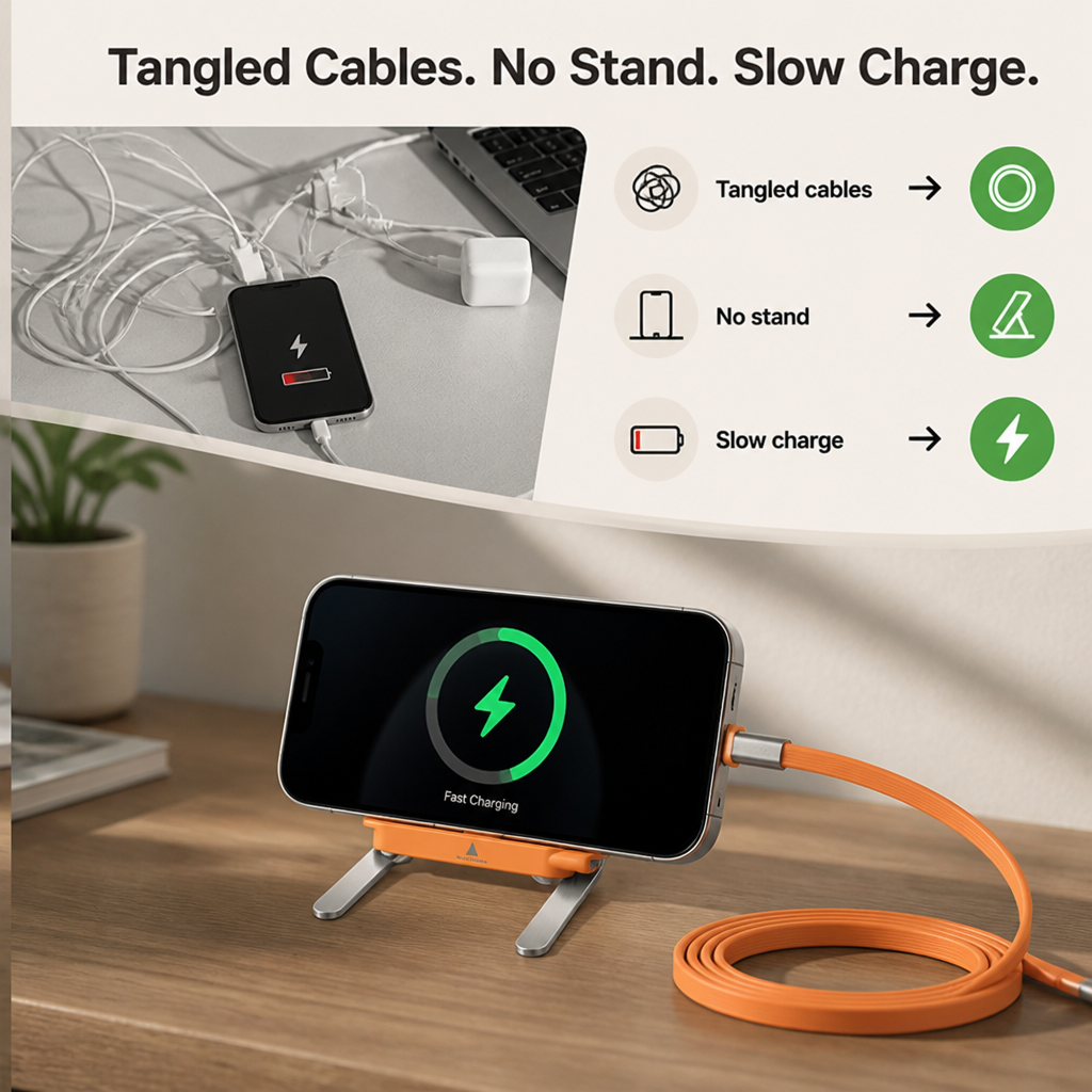 VoltNest™ — Charge in a Flash and Keep Your Hands Free for What Matters
