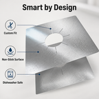 SizzleShield™ — Keep your stovetop cleaner and spend less time scrubbing after dinner