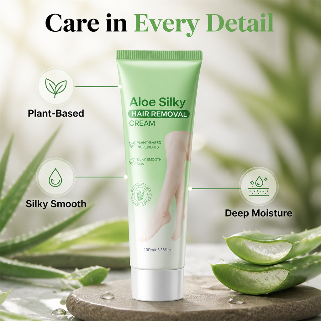 SilkAura™ — Effortless, Soothing Smoothness That Makes Your Skin Glow