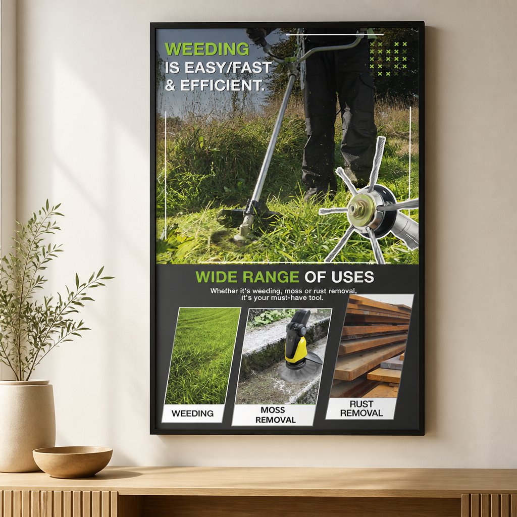 ViroBlade™ — Power Through Weeds Fast and Effortlessly for a Lawn That Wows