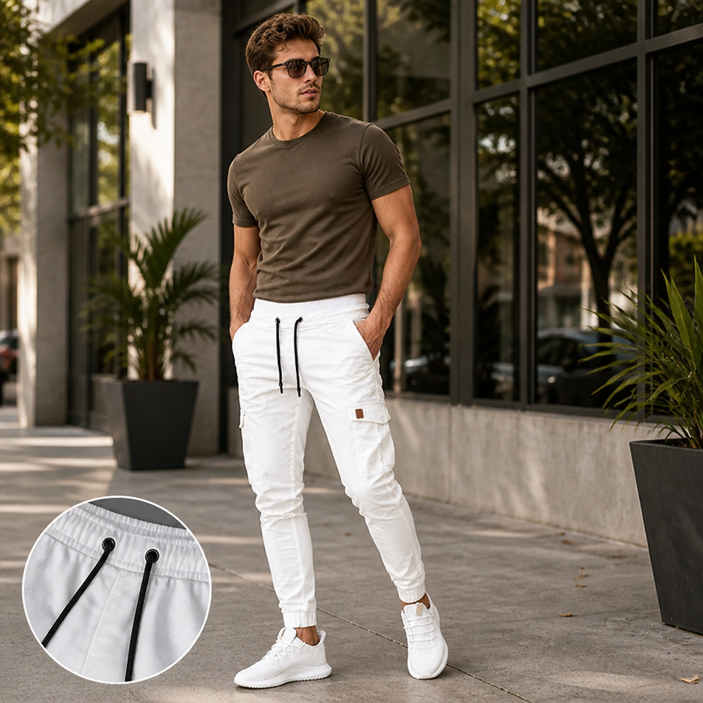 VeroStride™ Cargo Joggers — Command Attention with Unmatched Comfort and Confidence