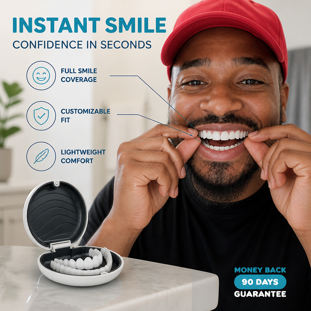 SilkSmile™ Snap-On Veneers — Unlock Instant, Effortless Confidence with a Naturally Stunning Smile