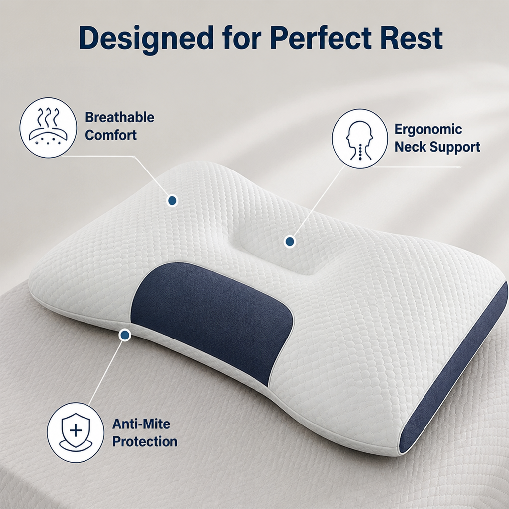 LumaRest™ — Wake Up Pain-Free with Neck Support That Feels Like a Gentle Embrace