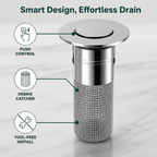 ClearFlowGuard™ — End Drain Drama and Enjoy a Smooth, Stress-Free Bathroom Every Day