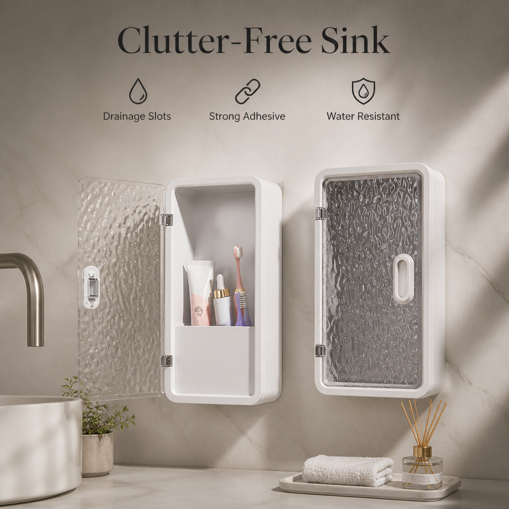 SinkSleek™ — Reclaim Your Counter and Make Every Morning Feel Easier