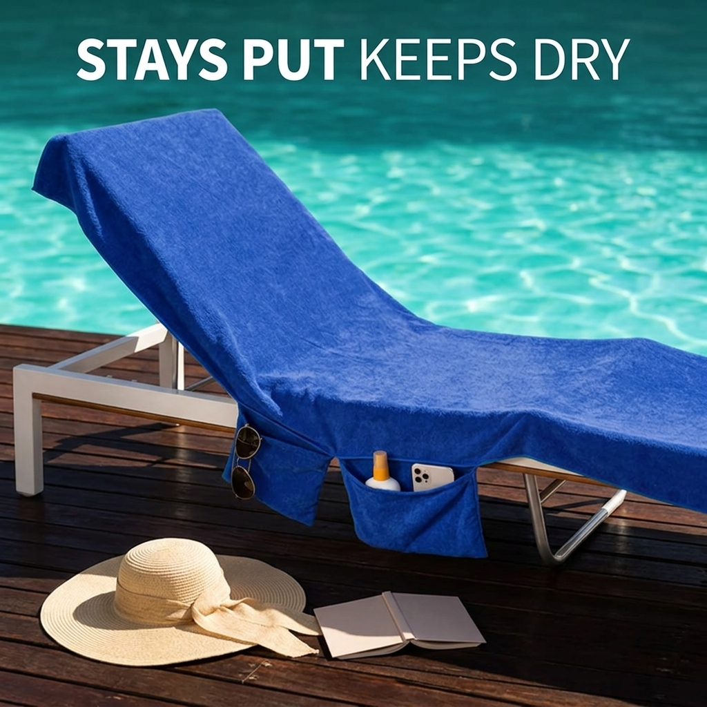 ZephyrLuxe™ — Wrap Yourself in Quick-Dry Comfort with Secure, Sand-Free Storage
