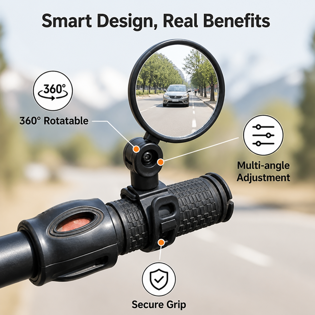 Rydvexa™ — Own Every Ride with Crystal-Clear, Rock-Solid Rear Vision
