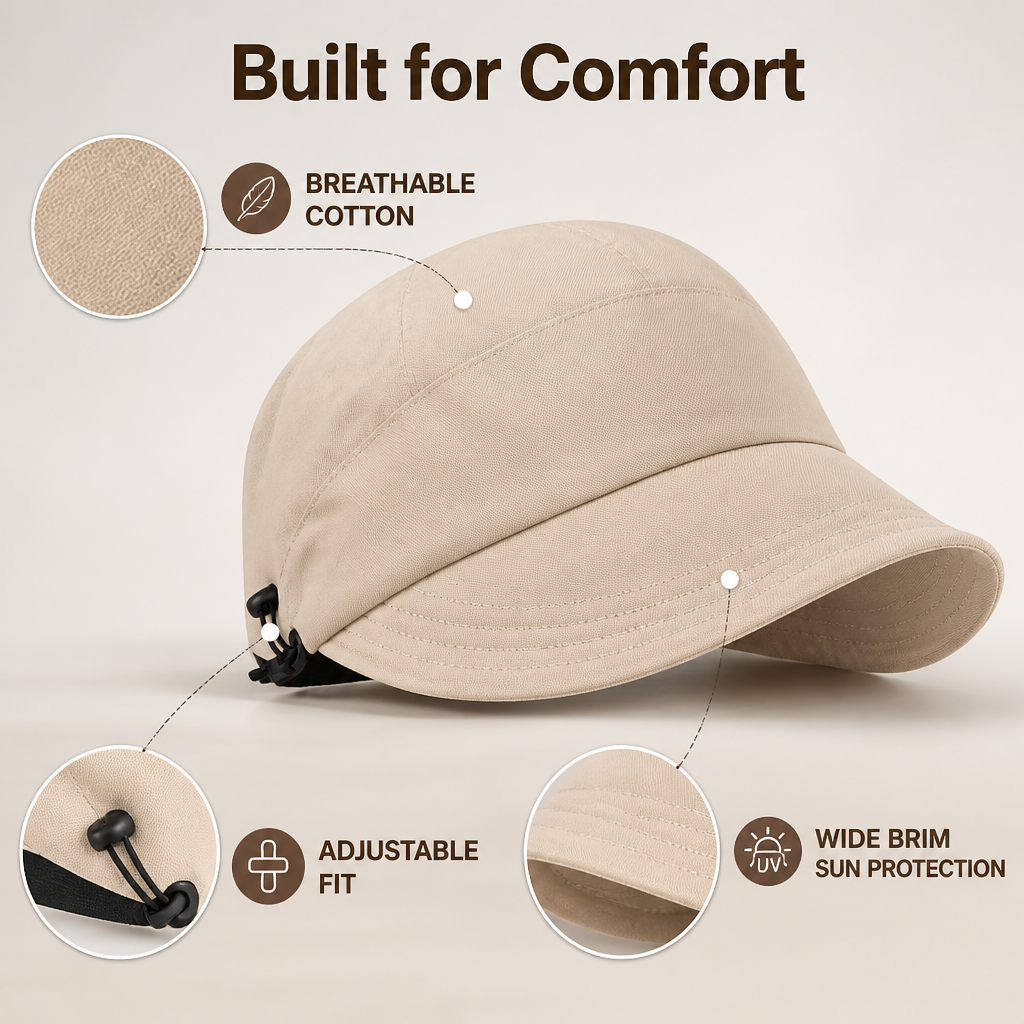 SolaraShade™ — Stay Cool and Protected with Perfect All-Day Comfort
