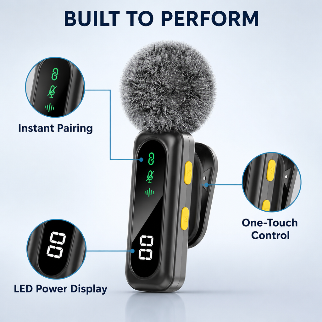 SonicWave™ — Capture Every Word with Stunning, True-to-Life Sound Anywhere You Go