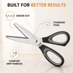 ZigzagEase™ — Turn Frayed Edges Into Polished Finishes in One Cut