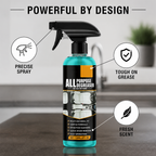 Greasevexa™ Multi-Surface Degreaser Spray — Blast Away Grease and Enjoy Instant, Sparkling Clean Refreshment