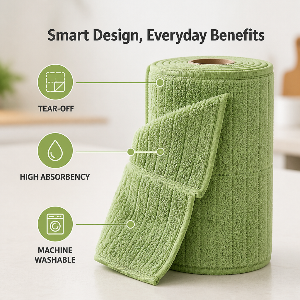 ReWipe™ — Tackle Everyday Messes Without Reaching for Another Paper Towel