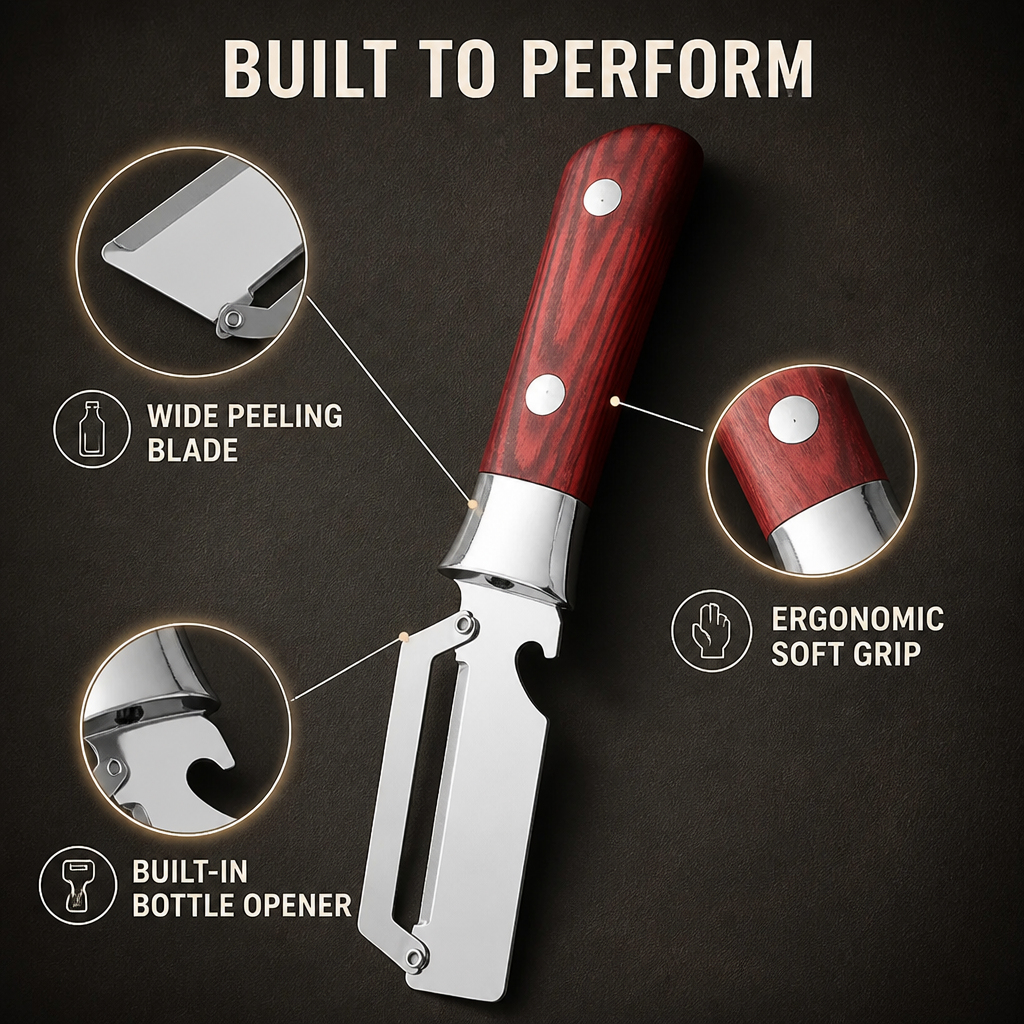 SwiftPeel™ — Slice Through Tough Skins in a Flash Without the Fuss