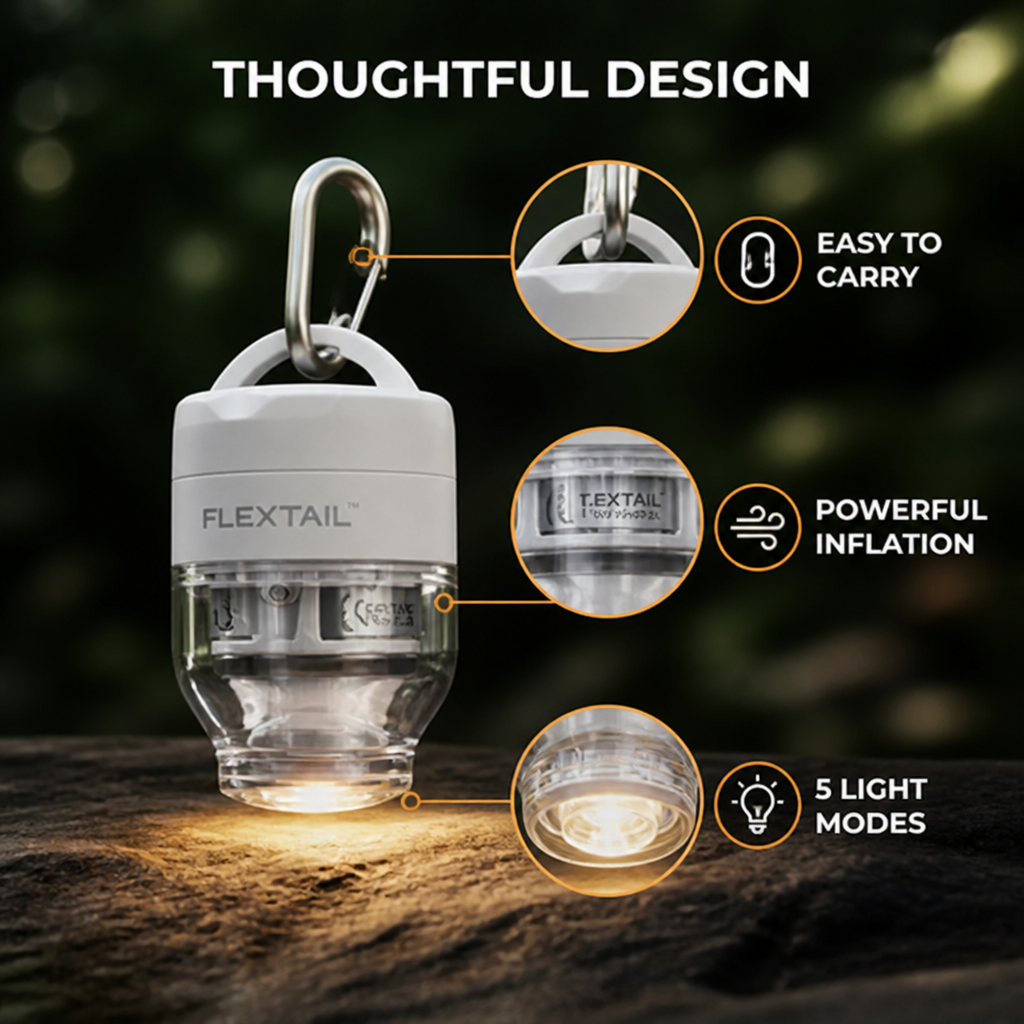 CampLuma™ — Pack Lighter, Set Up Easier, and Keep Your Campsite Glowing