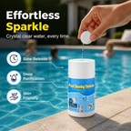 ClearLuxe™ Pool Tablets — Effortless Sparkle That Makes Every Swim Irresistible