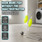 HydroGlide™ Dual-Hook Rig — Hook More Fish Without the Snag Frustration