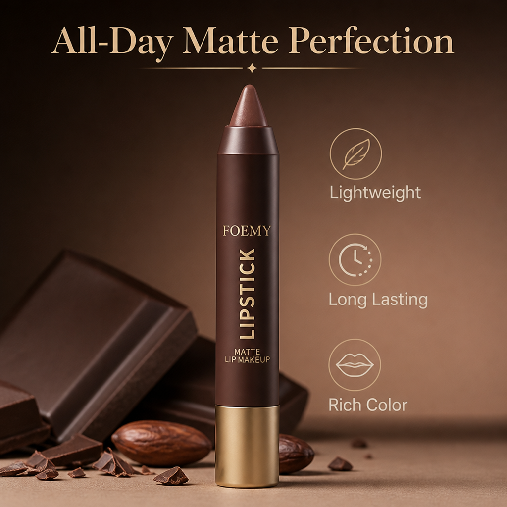 SilqueAura™ Matte Brown Lipstick — Unleash Irresistible Lips That Last All Day