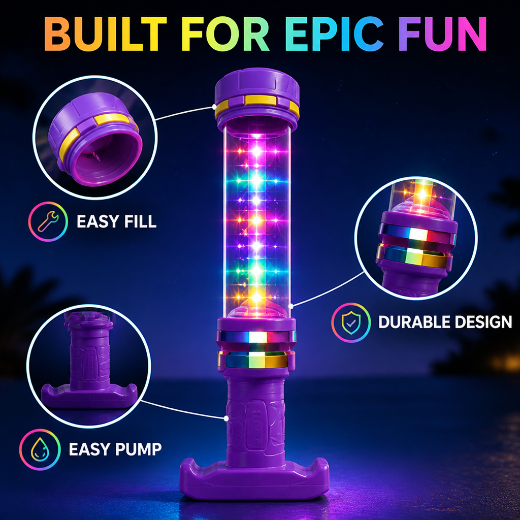 Glowvilo™ — Ignite Joy with Every Neon-Glow Water Blast