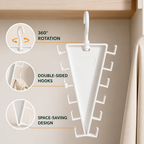 ClariSpace™ Rotating Triangle Hanger — Unlock Instant Closet Calm and Effortless Access Every Day