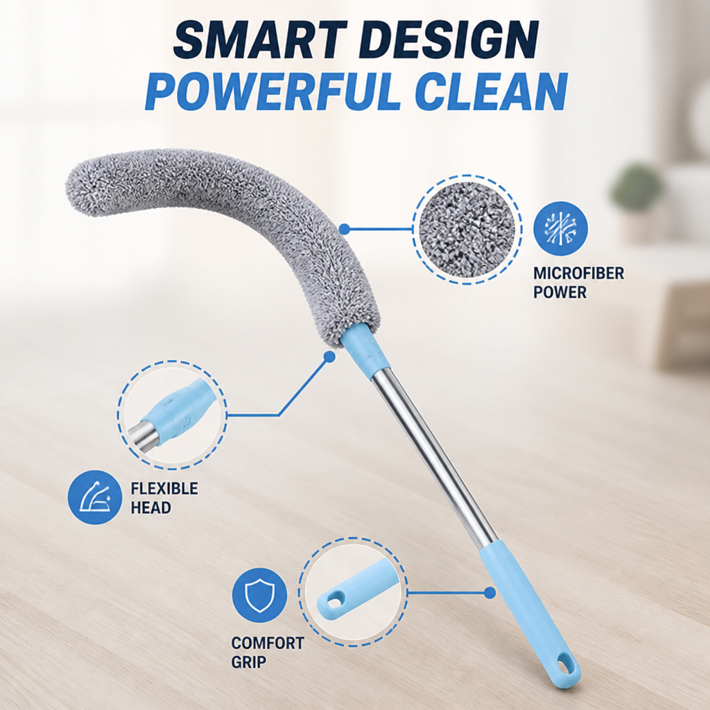 VeroSweep™ — Effortlessly Erase Dust from Every Hidden Corner