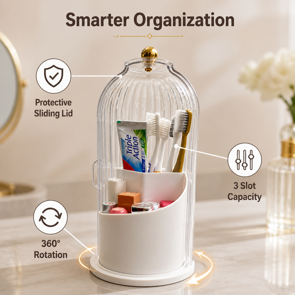 Spinvella™ — Effortless Rotation Meets Germ-Free, Clutter-Free Calm Every Day