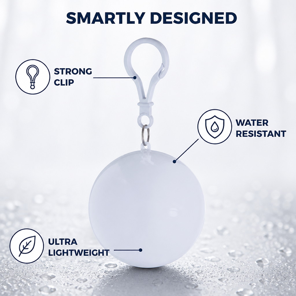 RainOrb™ — Pocket-Sized Rain Armor That Keeps You Confidently Dry Instantly