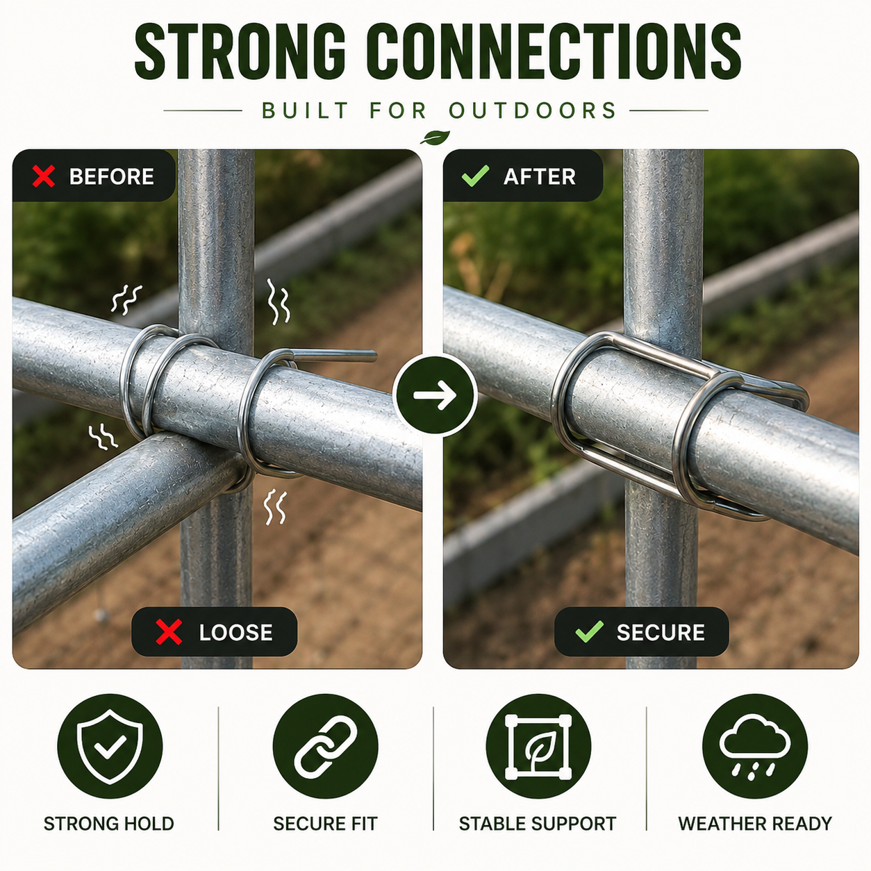 TitanLoop™ — Unbreakable Support That Makes Your Garden Thrive and Shine