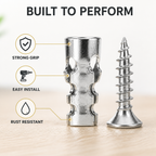 LockTightPro™ 6x14mm Short Expansion Screws — Firm Grip, Flawless Closures, Endless Confidence
