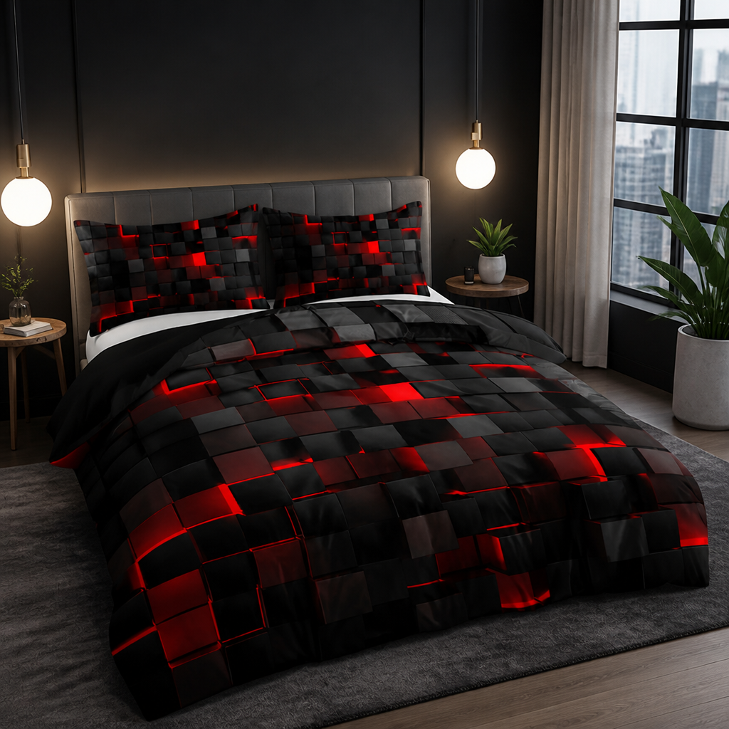 ViveLux™ 3D Gradient Cover Set — Experience Sleep Wrapped in Unmatched Softness and Vivid Color Every Night
