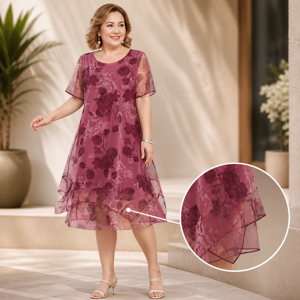 Avaelia™ Lightweight Printed Dress — Effortless Elegance That Moves With You All Day