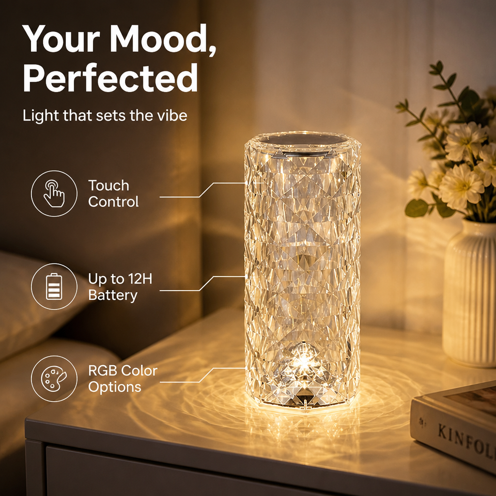 AuraLume™ Prism Lamp — Instantly Transform Any Space into Your Personal Mood Haven