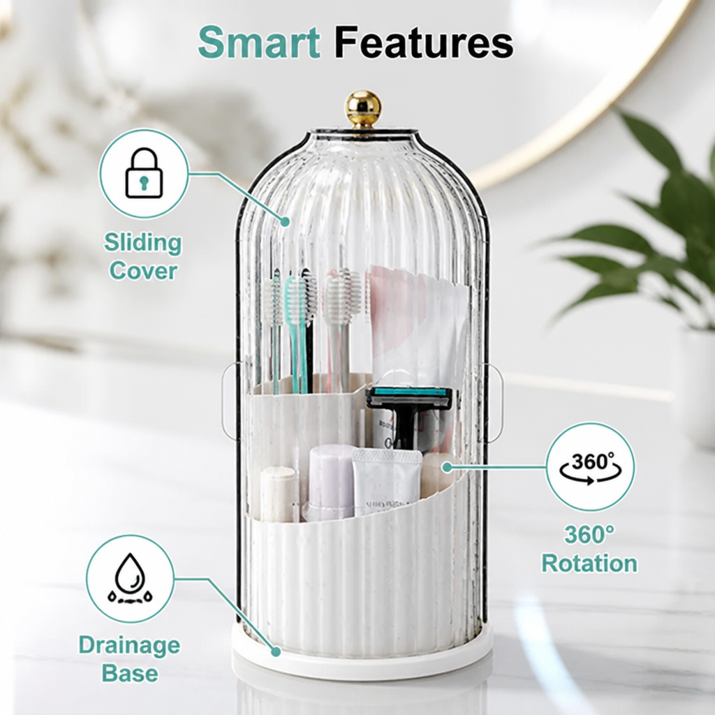 GlideEase™ — Instantly Transform Bathroom Chaos into Calm Confidence