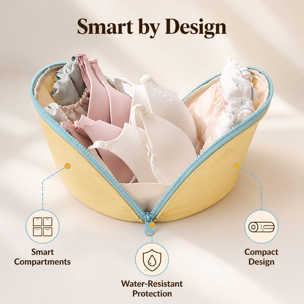 Silkiva™ — Effortless Packing That Keeps Your Lingerie Flawless and Travel-Ready